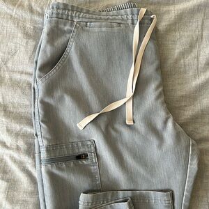 Figs Yola Skinny Scrub Pant in Heather Indigo Size Medium